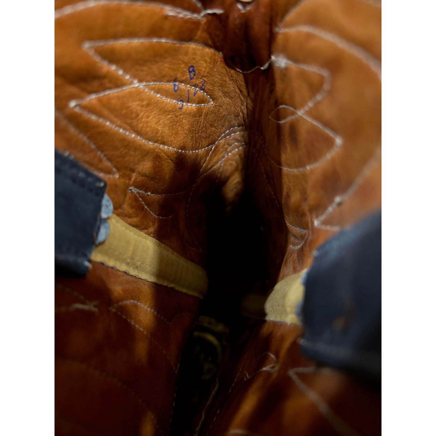 Double H Blue Boots - Women's Size 6 - Vintage Charm HH