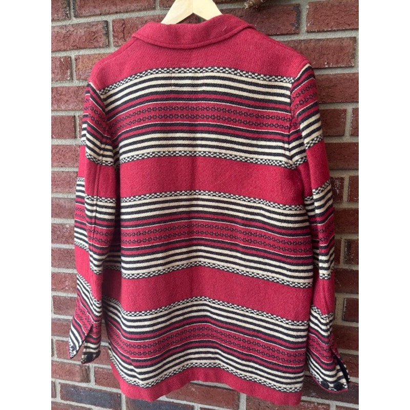 Vintage Ralph Lauren Safari Blanket Barn Jacket Size Large