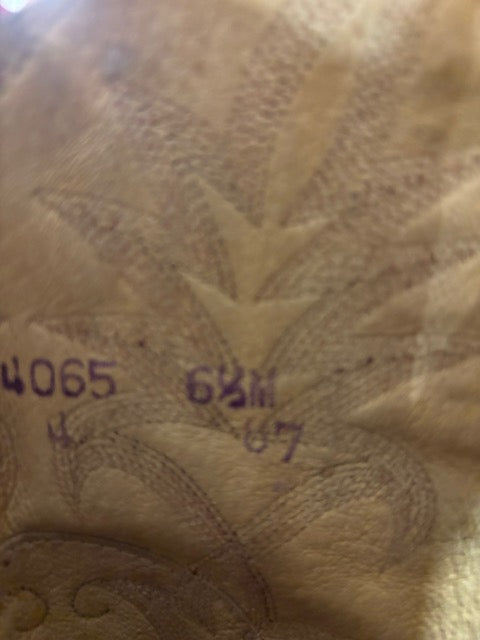 Vintage Dingo Red Cowboy Boots Size 6.5