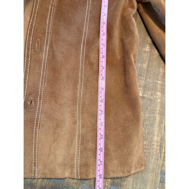 Vintage Pioneer Wear Chimayo Suede Leather Jacket Size 40