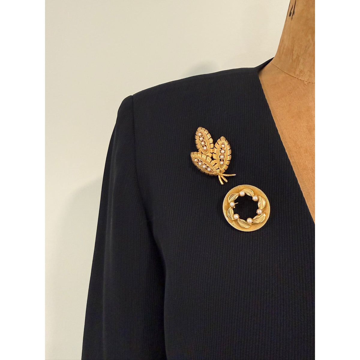 Vintage Alex Garfield Cropped Black Bolero Jacket Size 4