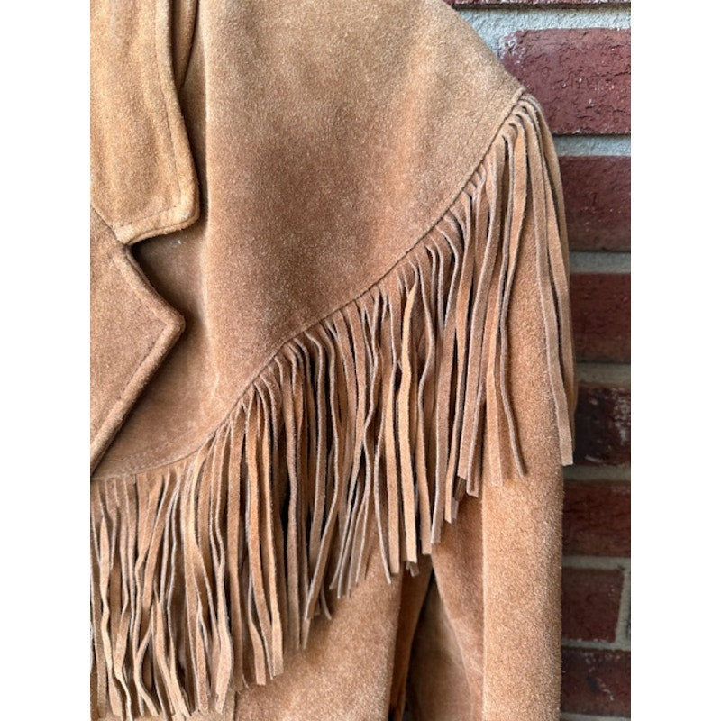 Pioneer Wear Fringe Cropped Jacket Size 14