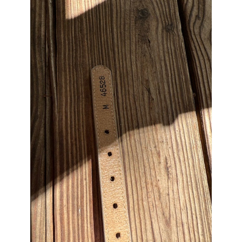 Vintage Brighton Light Tan Concho Belt Size M