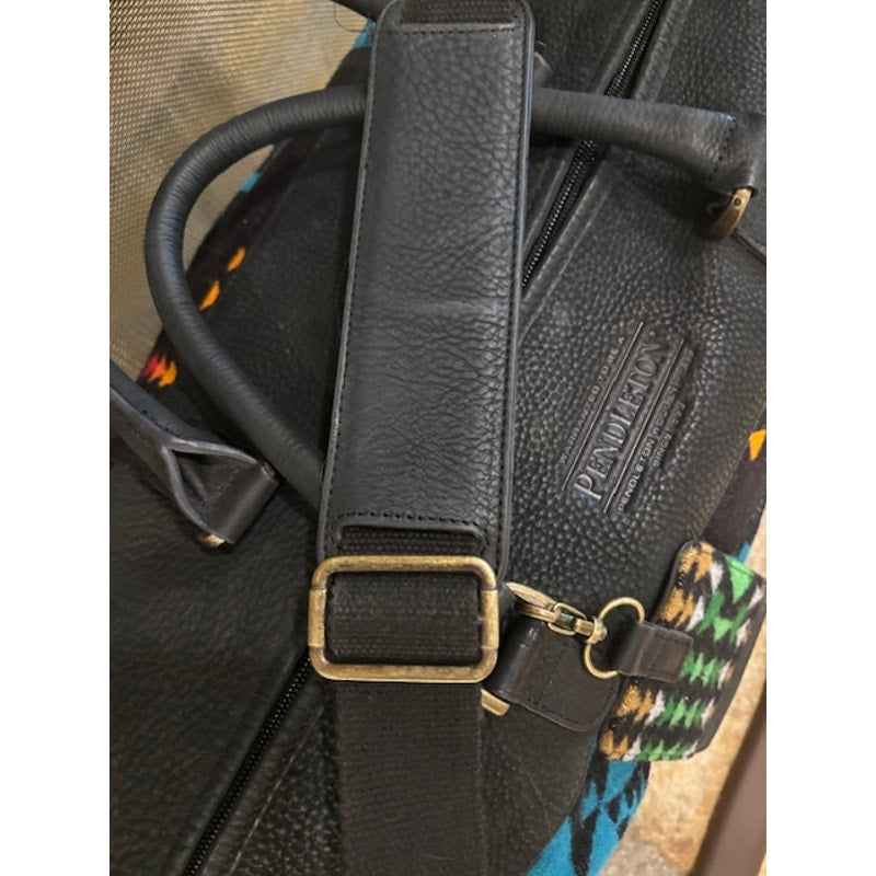 Vintage Pendleton Southwestern Blanket Wool Weekender Duffel Bag