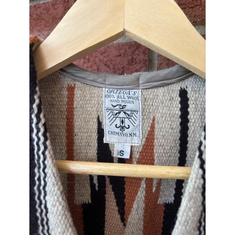 Ortega's Chimayo NM 100% Wool Vest - Size Small - Fits like XS