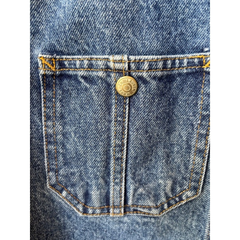 Lauren Jeans Co Ralph Lauren Blue Jean Chore Coat Denim Jacket Size PM