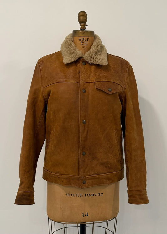 Vintage Western By Schott NYC Size Medium - PTP Approx 20 inches