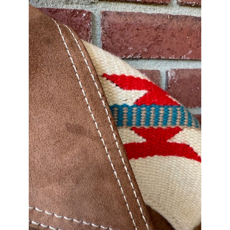 Vintage Pioneer Wear Chimayo Suede Leather Jacket Size 40