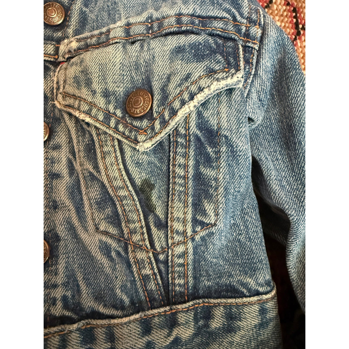 Vintage Levi's Denim Jacket Toddler Size Approx 2T PTP 13"