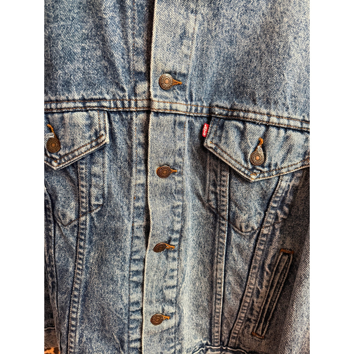 Vintage Levi's 70507-4813 Denim Jacket Size L PTP 23"