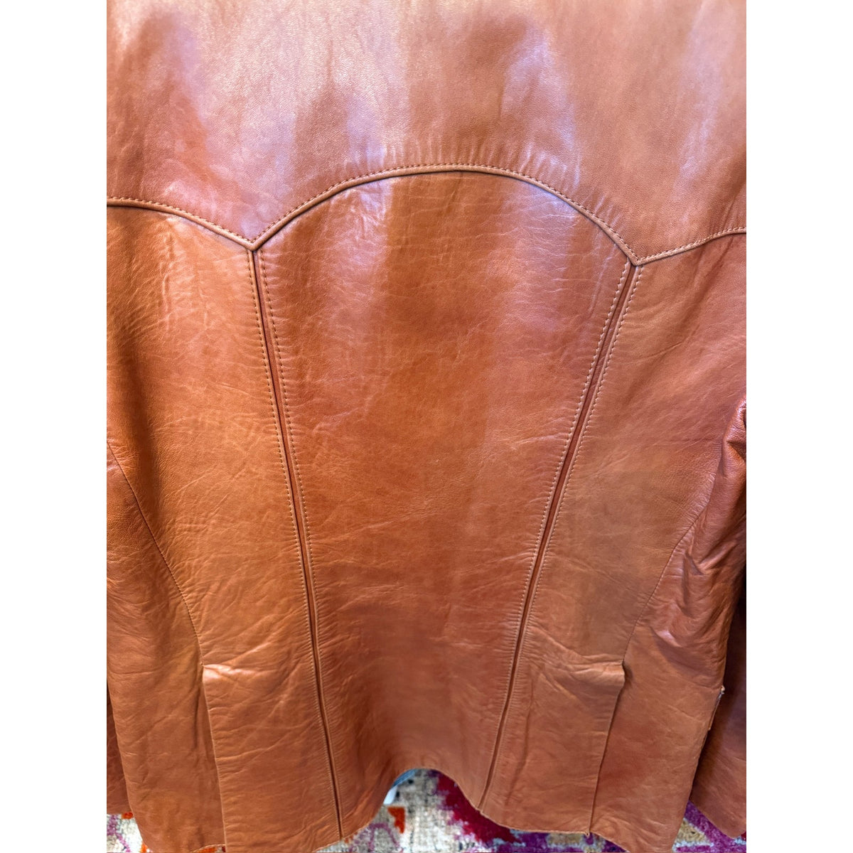 Vintage Wilsons Leather Blazer Size 40 - PTP 21- Cognac