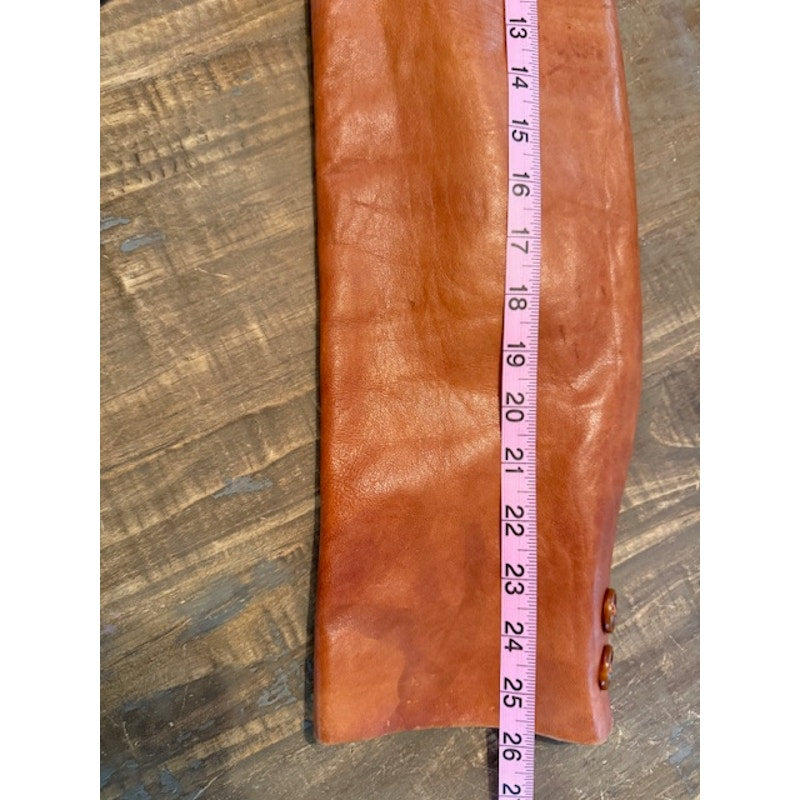 Wilsons Leather Jacket Size 40 Cognac Brown