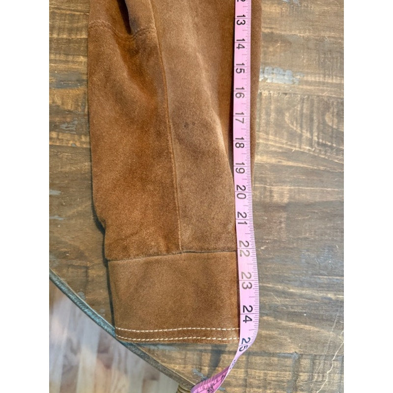 Vintage Pioneer Wear Chimayo Suede Leather Jacket Size 40