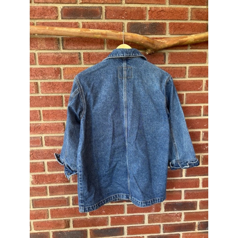 Lauren Jeans Co Ralph Lauren Blue Jean Chore Coat Denim Jacket Size PM