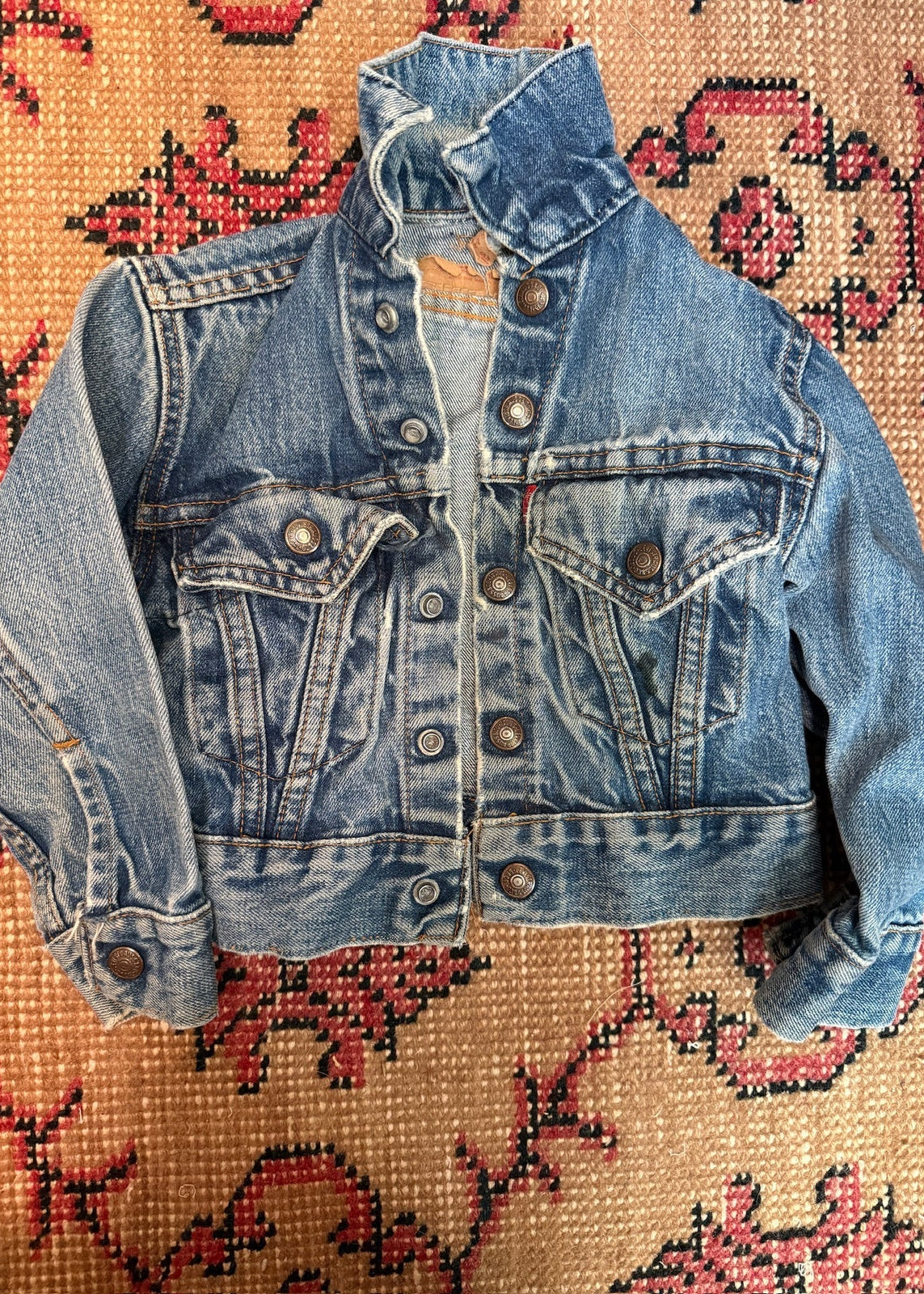 Vintage Levi's Denim Jacket Toddler Size Approx 2T PTP 13"