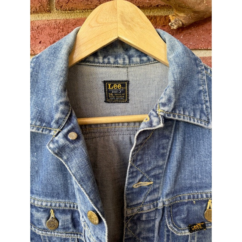 Vintage Southwestern Lee Denim Jacket - Size 36 - Small