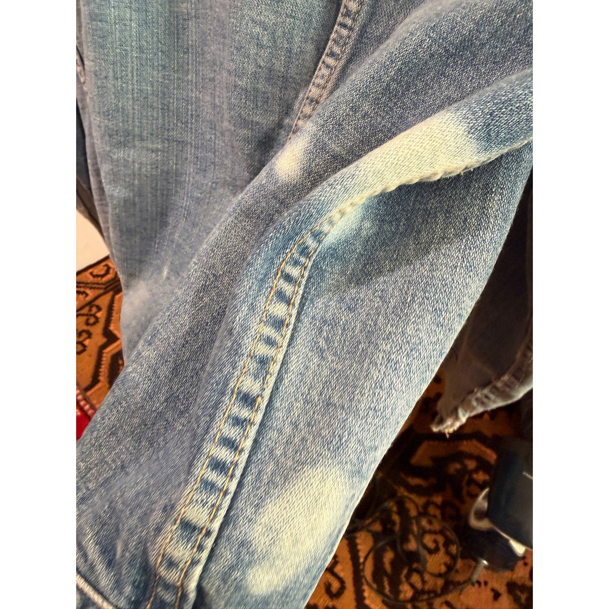 Vintage Wrangler Denim Jacket Approx Size Med PTP 22"