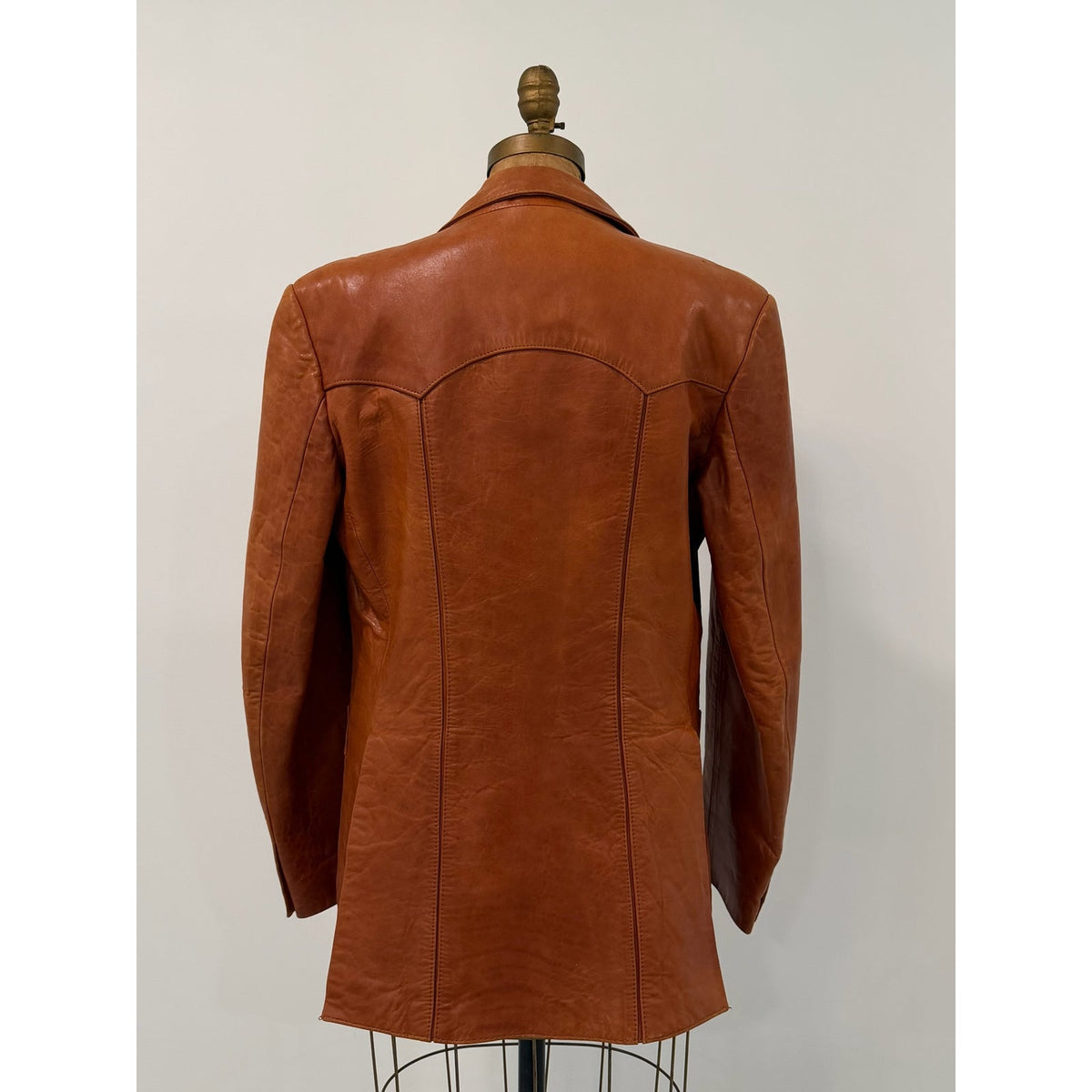 Vintage Wilsons Leather Blazer Size 40 - PTP 21- Cognac