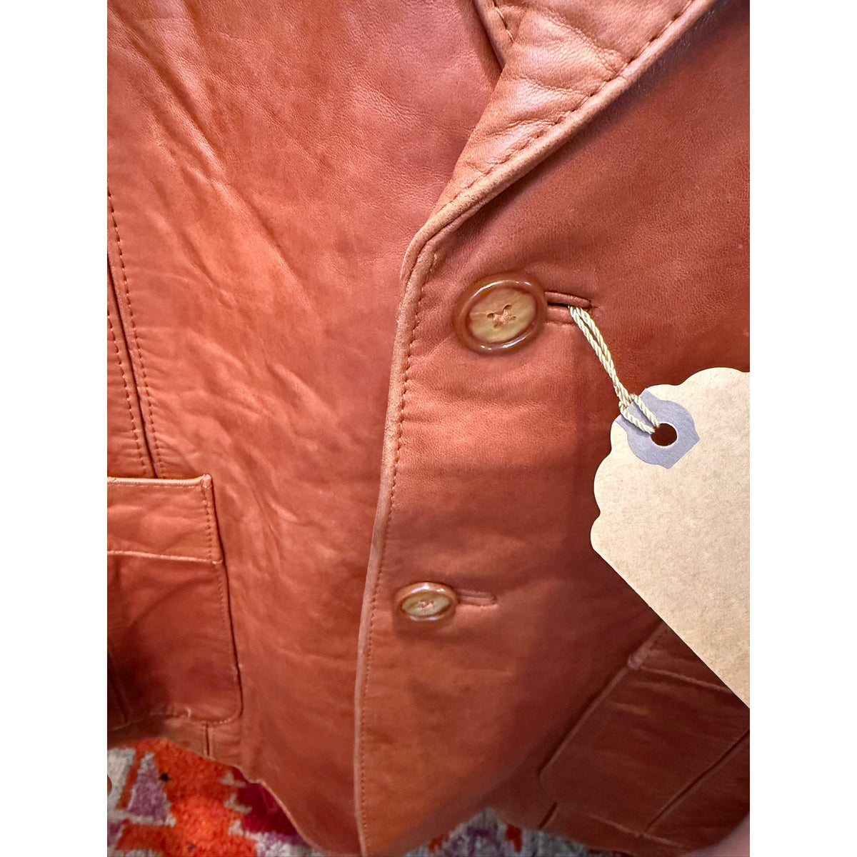 Vintage Wilsons Leather Blazer Size 40 - PTP 21- Cognac