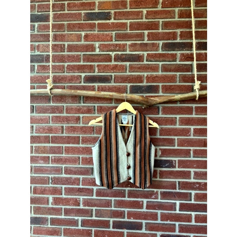 Ortega's Chimayo NM 100% Wool Vest - Size Small - Fits like XS