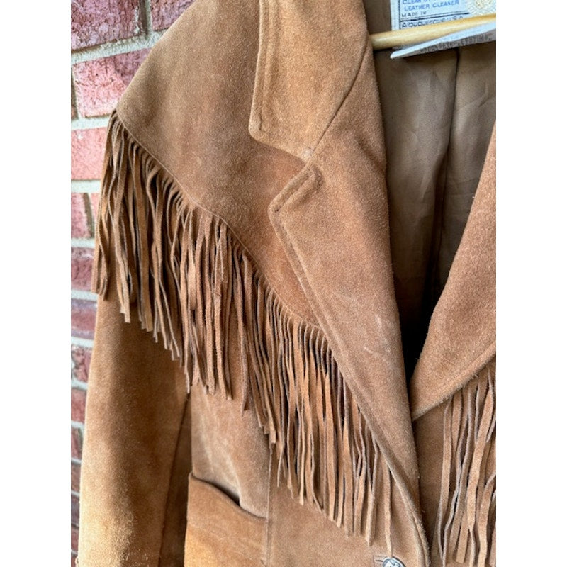 Pioneer Wear Fringe Cropped Jacket Size 14