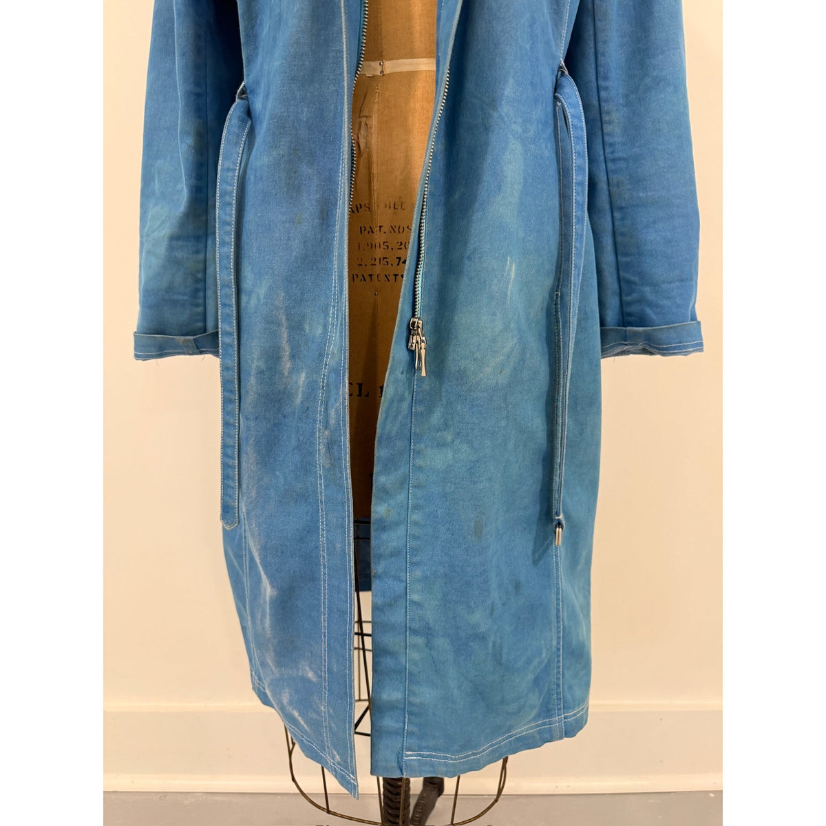 Classiques Entier Y2K Faded Denim Duster Coat - Large PTP 19"