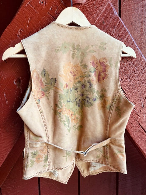 Vintage Ralph Lauren Floral Vest Size 4