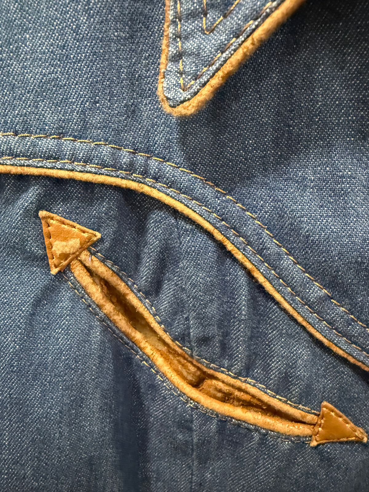 Vintage Ms. Pioneer Western Denim Jacket Size 14 - Fits Like a M/L PTP 21