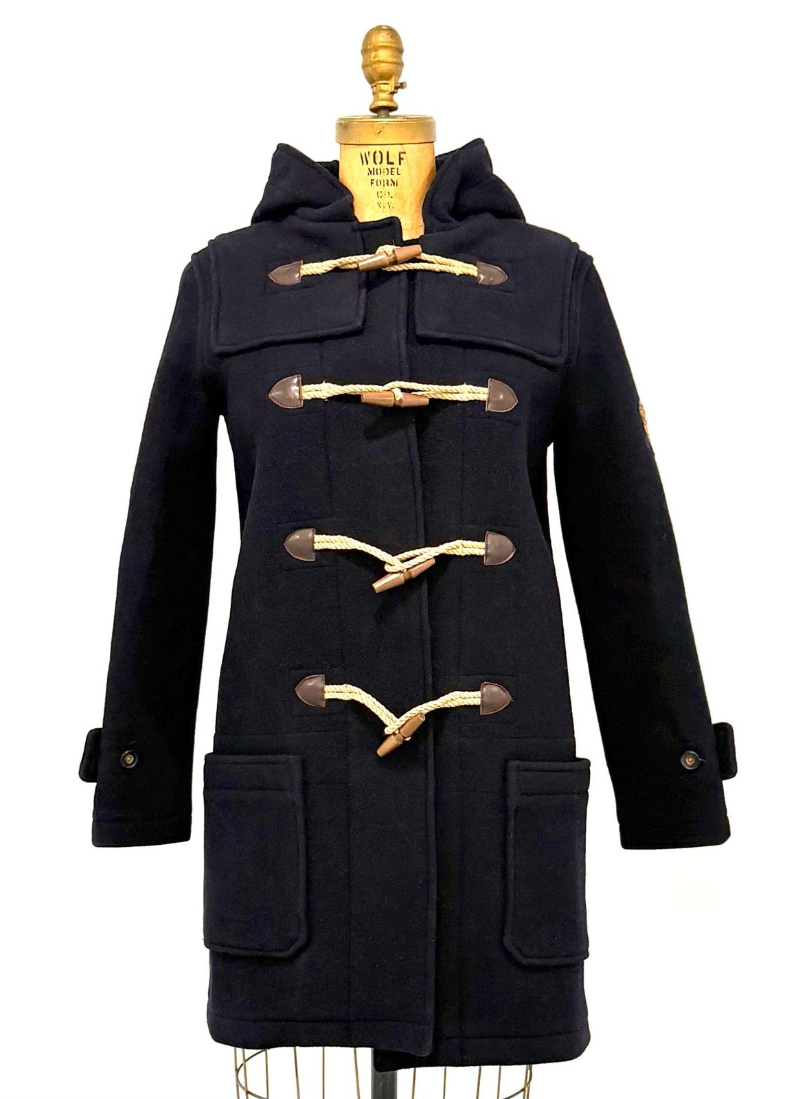 Ralph Lauren Wool Toggle Coat Size Small - PTP Approx 20 Inches