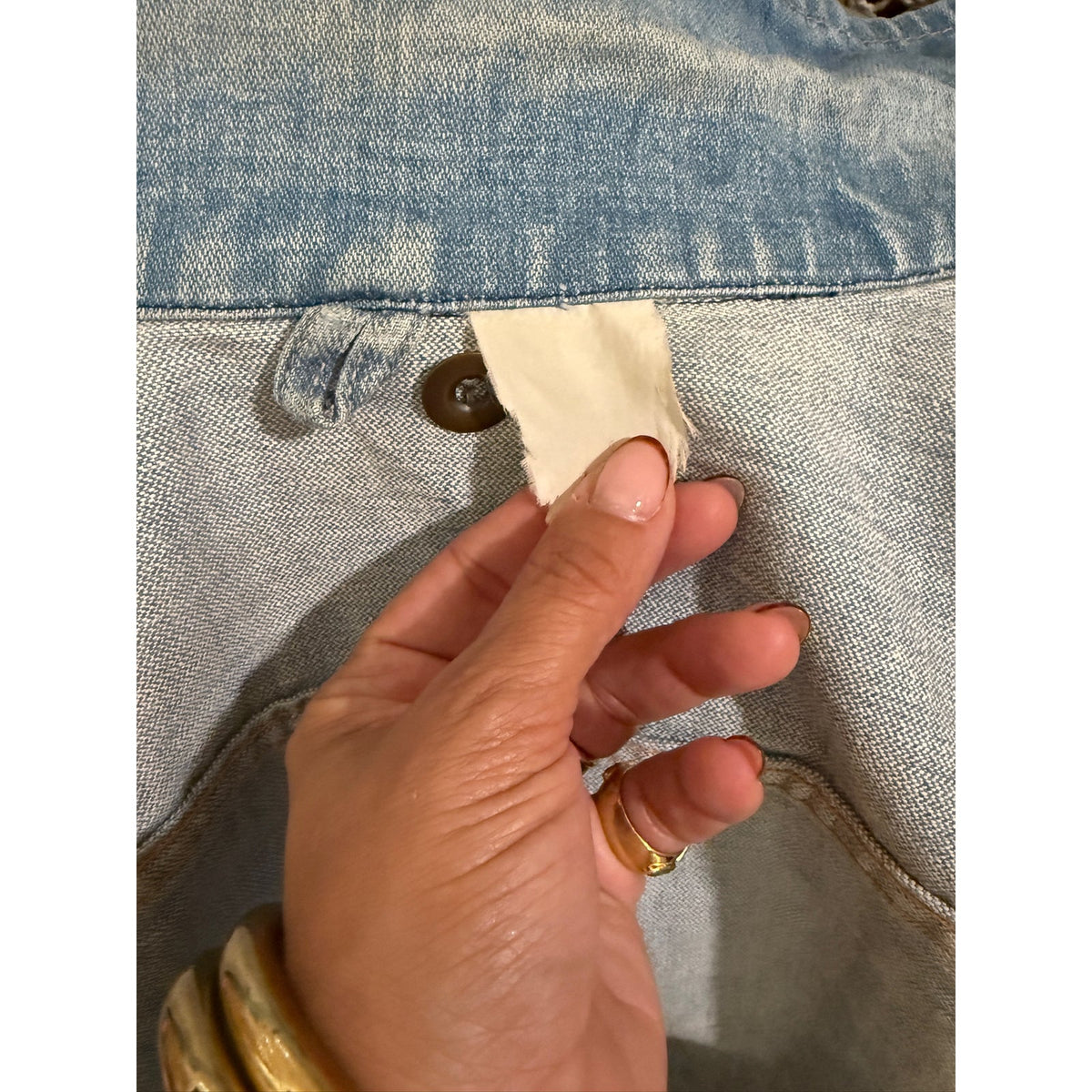 Vintage Wrangler Denim Range Jacket Size Approx Large - PTP 21"