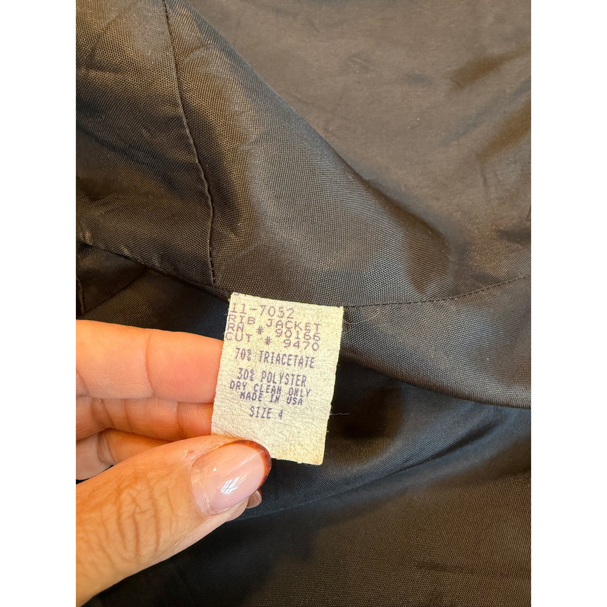Vintage Alex Garfield Cropped Black Bolero Jacket Size 4