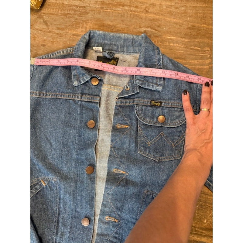 Vintage Wranglers Kids Jacket Size 14