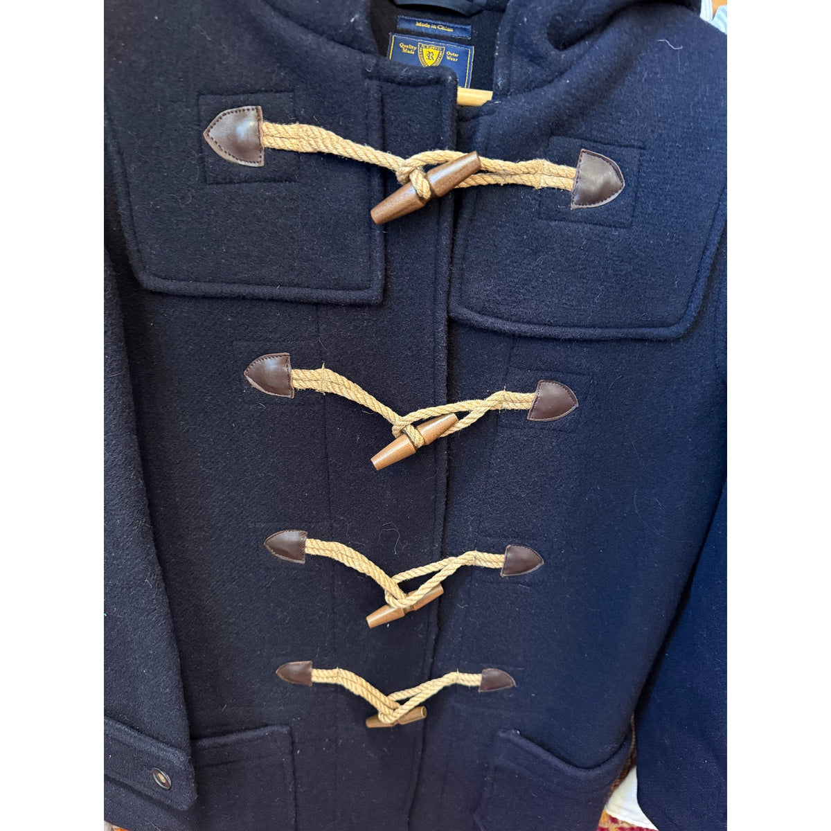 Ralph Lauren Wool Toggle Coat Size Small - PTP Approx 20 Inches