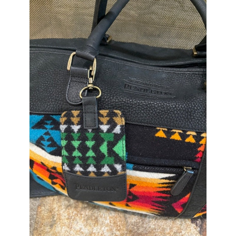 Vintage Pendleton Southwestern Blanket Wool Weekender Duffel Bag