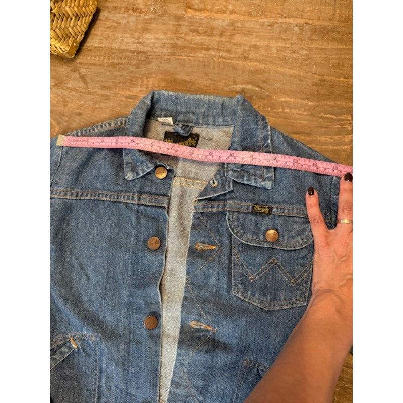 Vintage Wranglers Kids Jacket Size 14