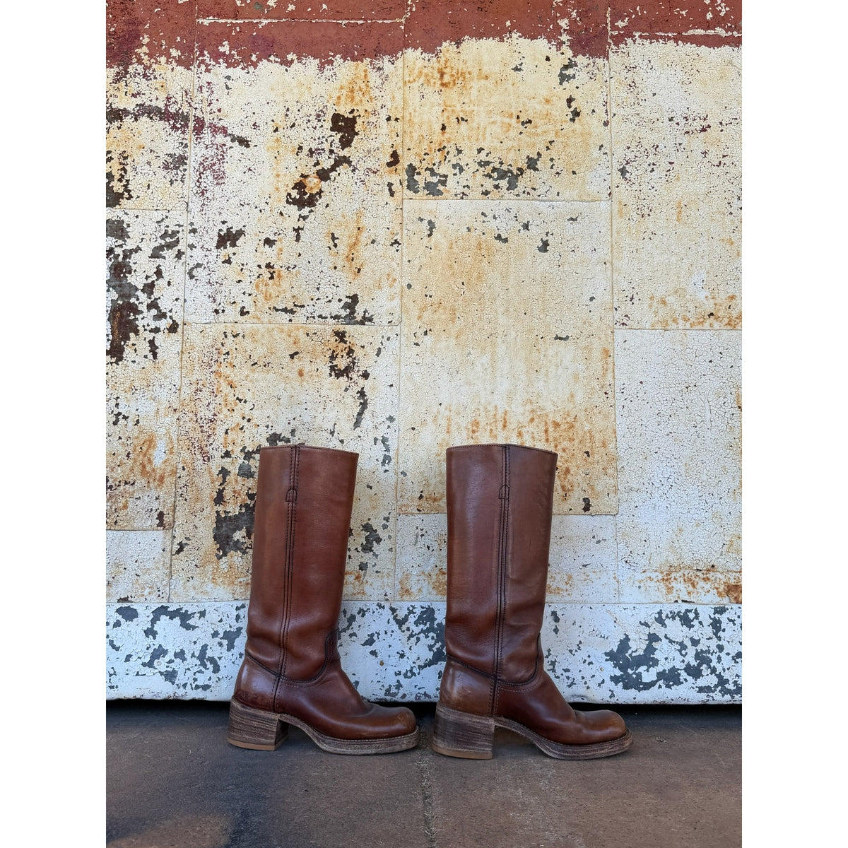 Vintage Frye Campus Boots - Brown Size 4 1/2