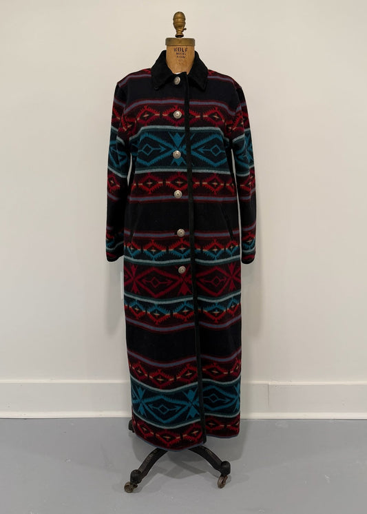Pendleton Southwestern Wool Coat Size Large PTP 22