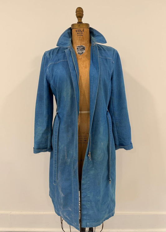 Classiques Entier Y2K Faded Denim Duster Coat - Large PTP 19"