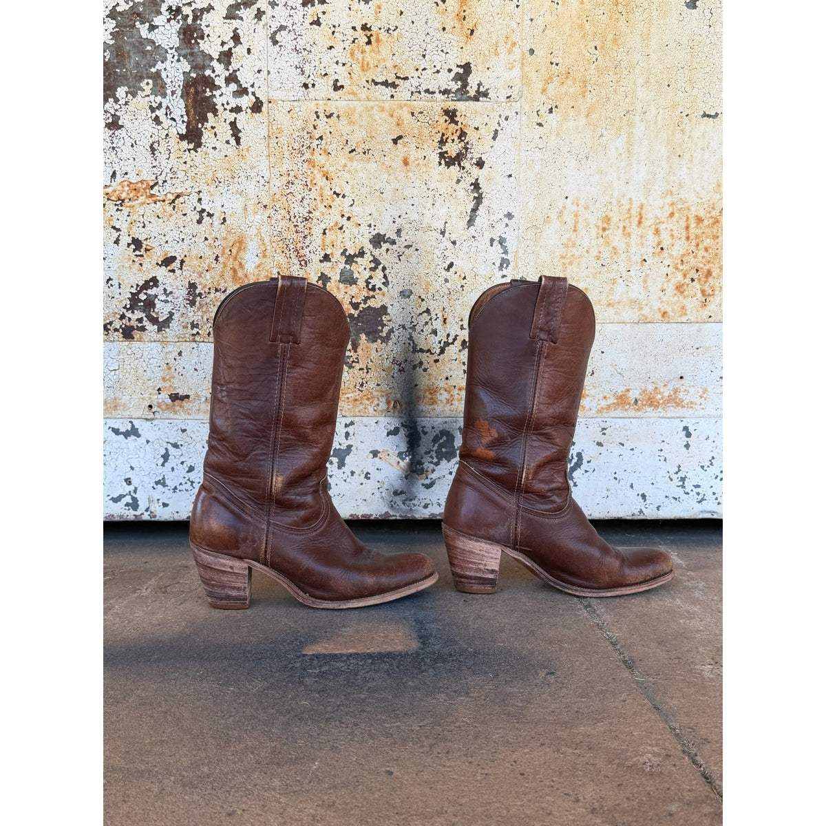 Vintage Brown Frye Boots Size 9