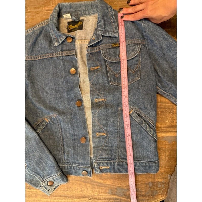 Vintage Wranglers Kids Jacket Size 14