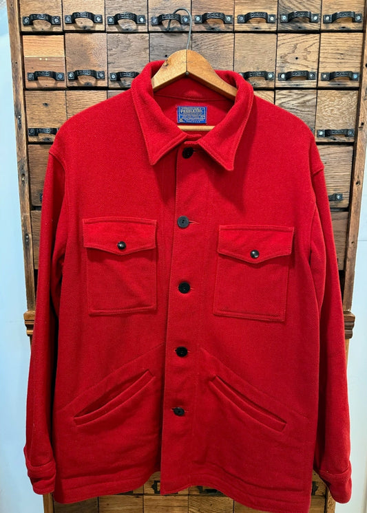 Vintage Pendleton Wool Utility Jacket- Size Large PTP Approx 24 Inches